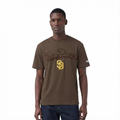 MLB SAN DIEGO PADRES LIVING LARGE HAUT EN JERSEY DE COTON À ÉPAULES TOMBANTES POUR HOMME (BRUN)
