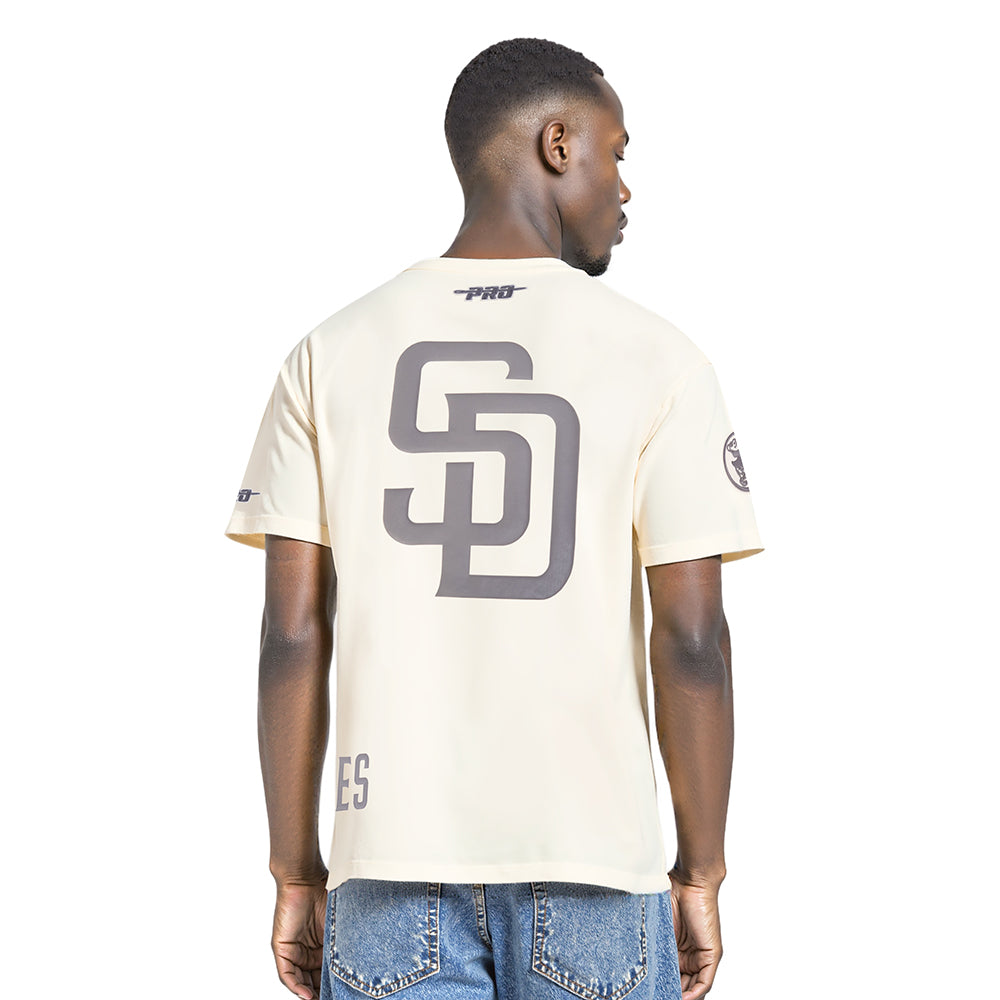 MLB SAN DIEGO PADRES STREET TEAM MEN'S CJ DROP SHOULDER TOP (EGGSHELL)