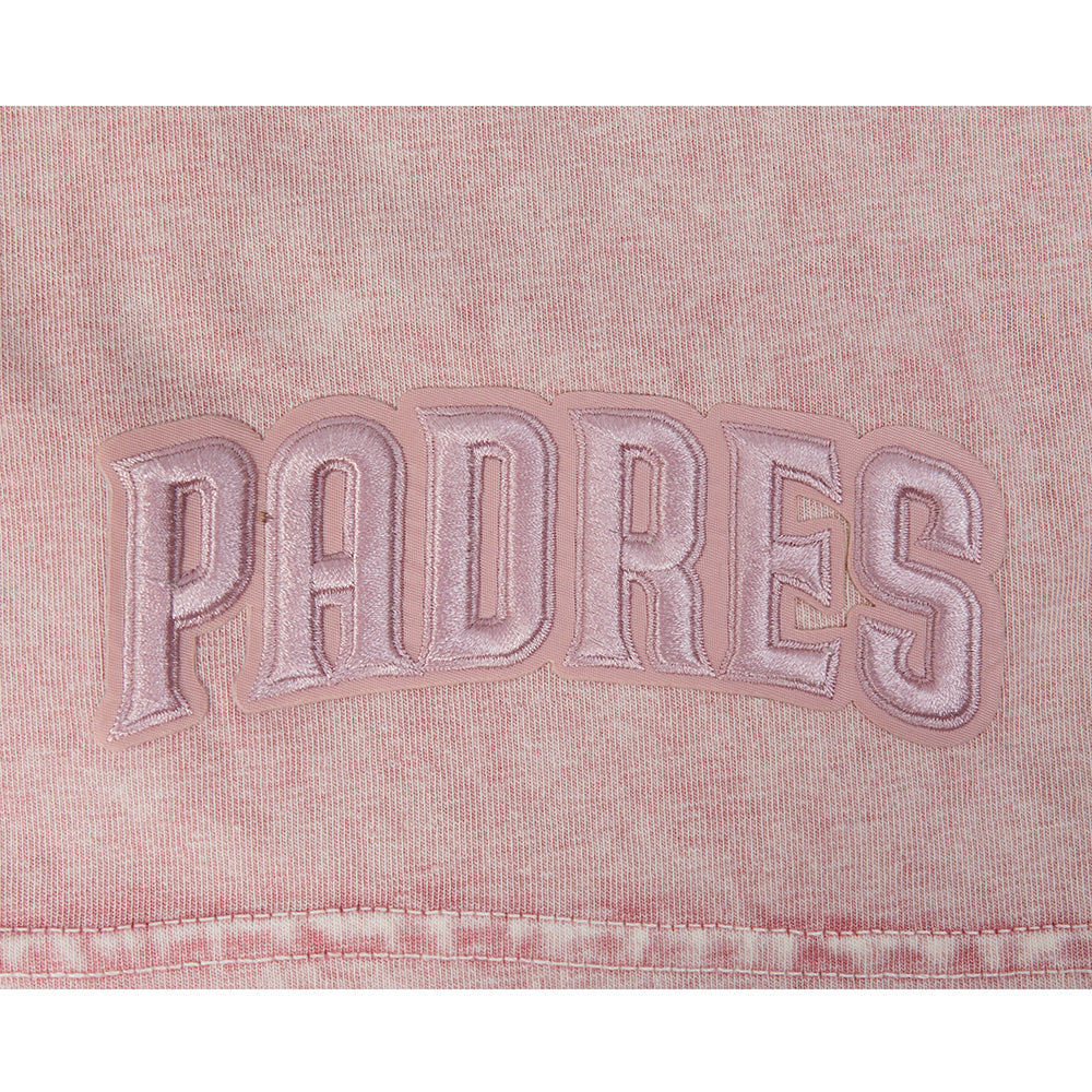 MLB SAN DIEGO PADRES WASHED CLASSIC MEN'S S/S TEE (WASHED MAUVE)