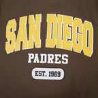 MLB SAN DIEGO PADRES CITY ARCH HAUT EN JERSEY SIMPLE POUR HOMME (BRUN)