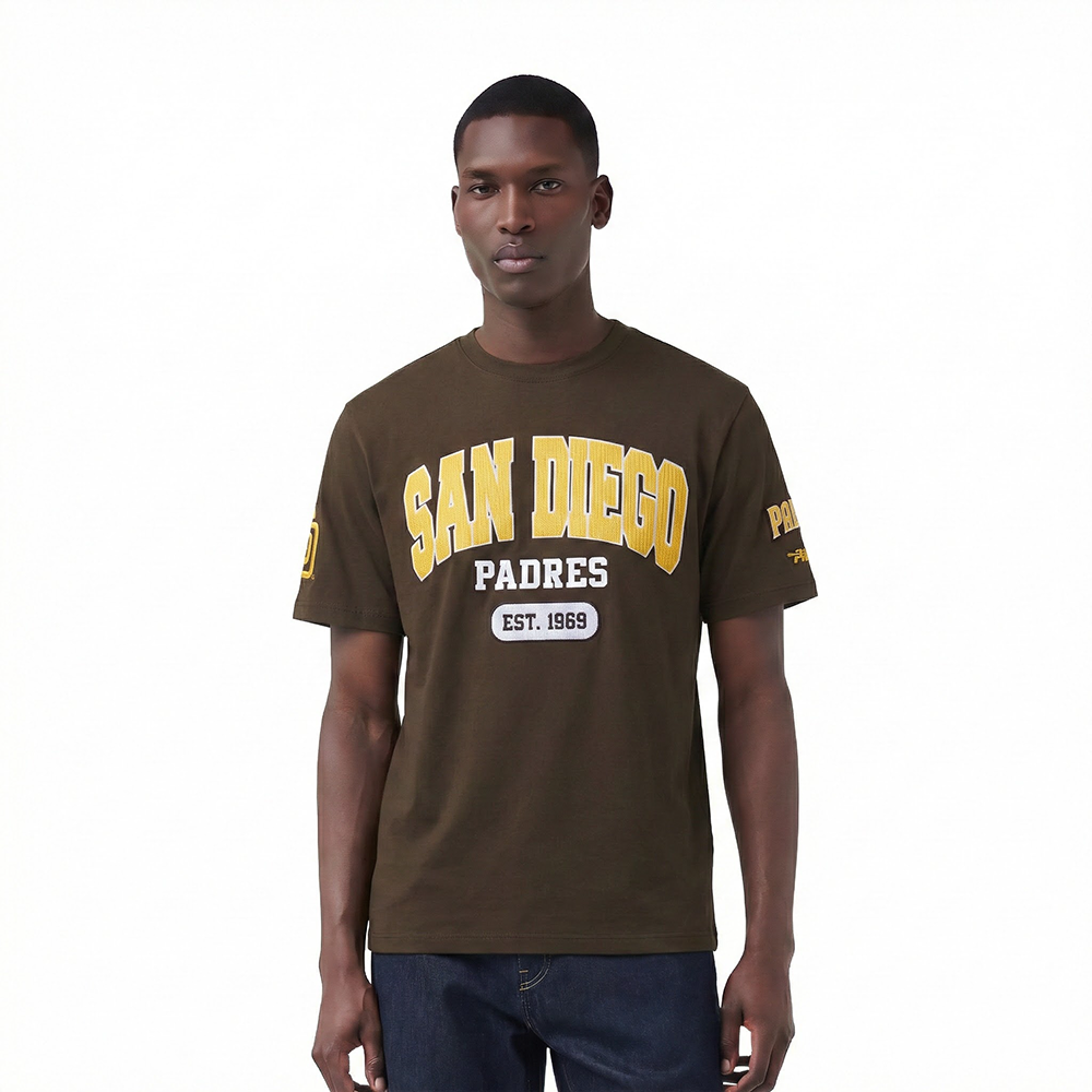 MLB SAN DIEGO PADRES CITY ARCH HAUT EN JERSEY SIMPLE POUR HOMME (BRUN)