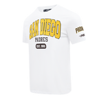 MLB SAN DIEGO PADRES CITY ARCH HAUT EN JERSEY SIMPLE POUR HOMME (BLANC)