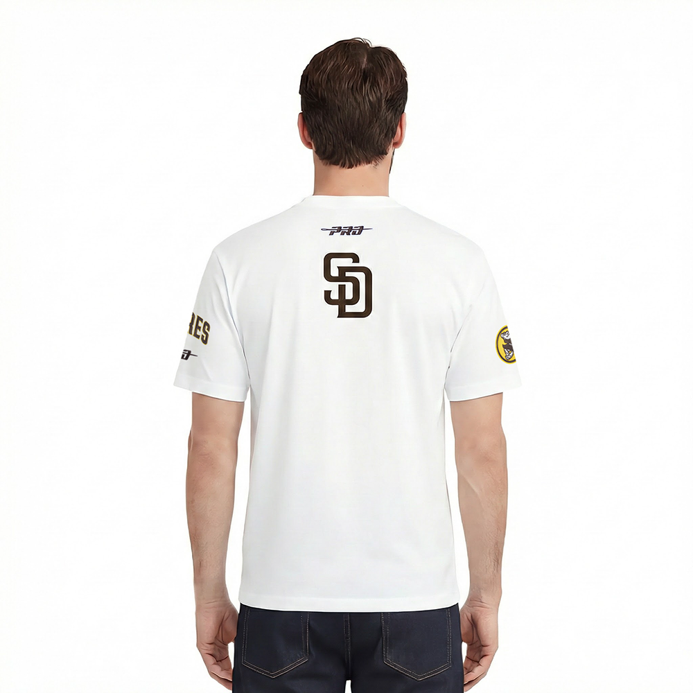 MLB SAN DIEGO PADRES CITY ARCH HAUT EN JERSEY SIMPLE POUR HOMME (BLANC)