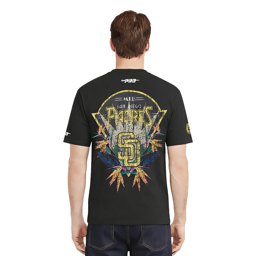 MLB SAN DIEGO PADRES PARADISE MEN'S S/S TOP (BLACK)