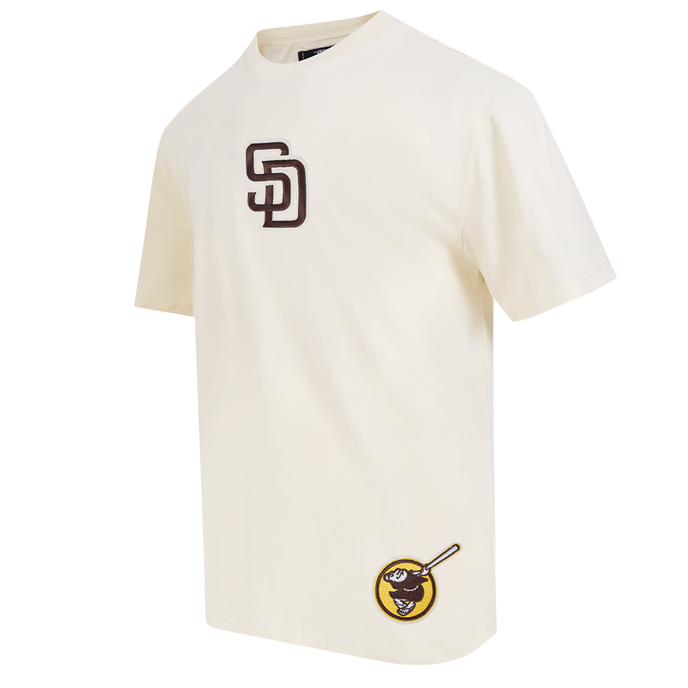 MLB SAN DIEGO PADRES WINGSPAN HAUT EN JERSEY DE COTON À ÉPAULES TOMBANTES V2 POUR HOMME (COQUILLE D'ŒUF)