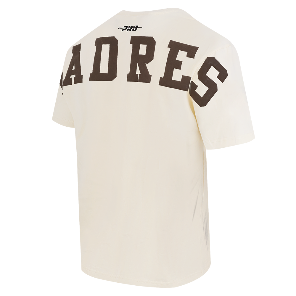 MLB SAN DIEGO PADRES WINGSPAN HAUT EN JERSEY DE COTON À ÉPAULES TOMBANTES V2 POUR HOMME (COQUILLE D'ŒUF)