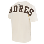 MLB SAN DIEGO PADRES WINGSPAN HAUT EN JERSEY DE COTON À ÉPAULES TOMBANTES V2 POUR HOMME (COQUILLE D'ŒUF)