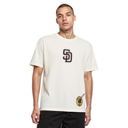 MLB SAN DIEGO PADRES WINGSPAN HAUT EN JERSEY DE COTON À ÉPAULES TOMBANTES V2 POUR HOMME (COQUILLE D'ŒUF)