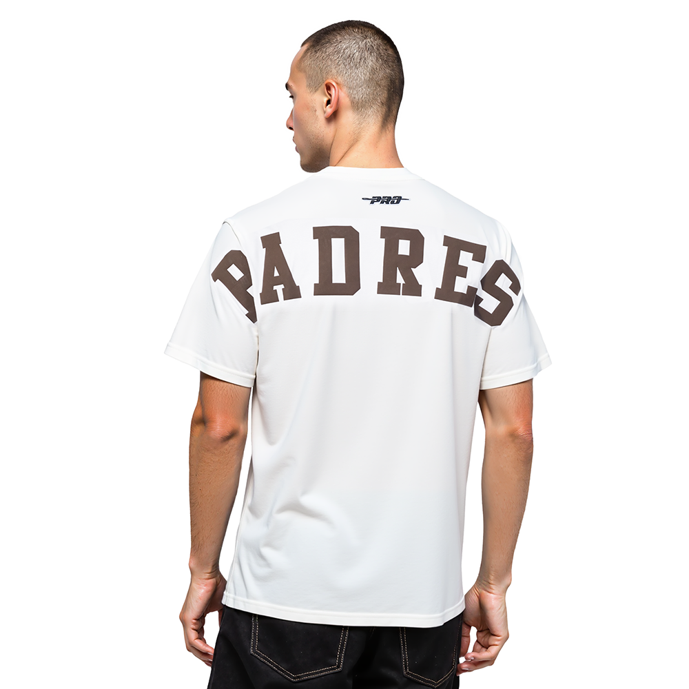 MLB SAN DIEGO PADRES WINGSPAN MEN'S CJ DROP SHOULDER TOP v2 (WHITE)