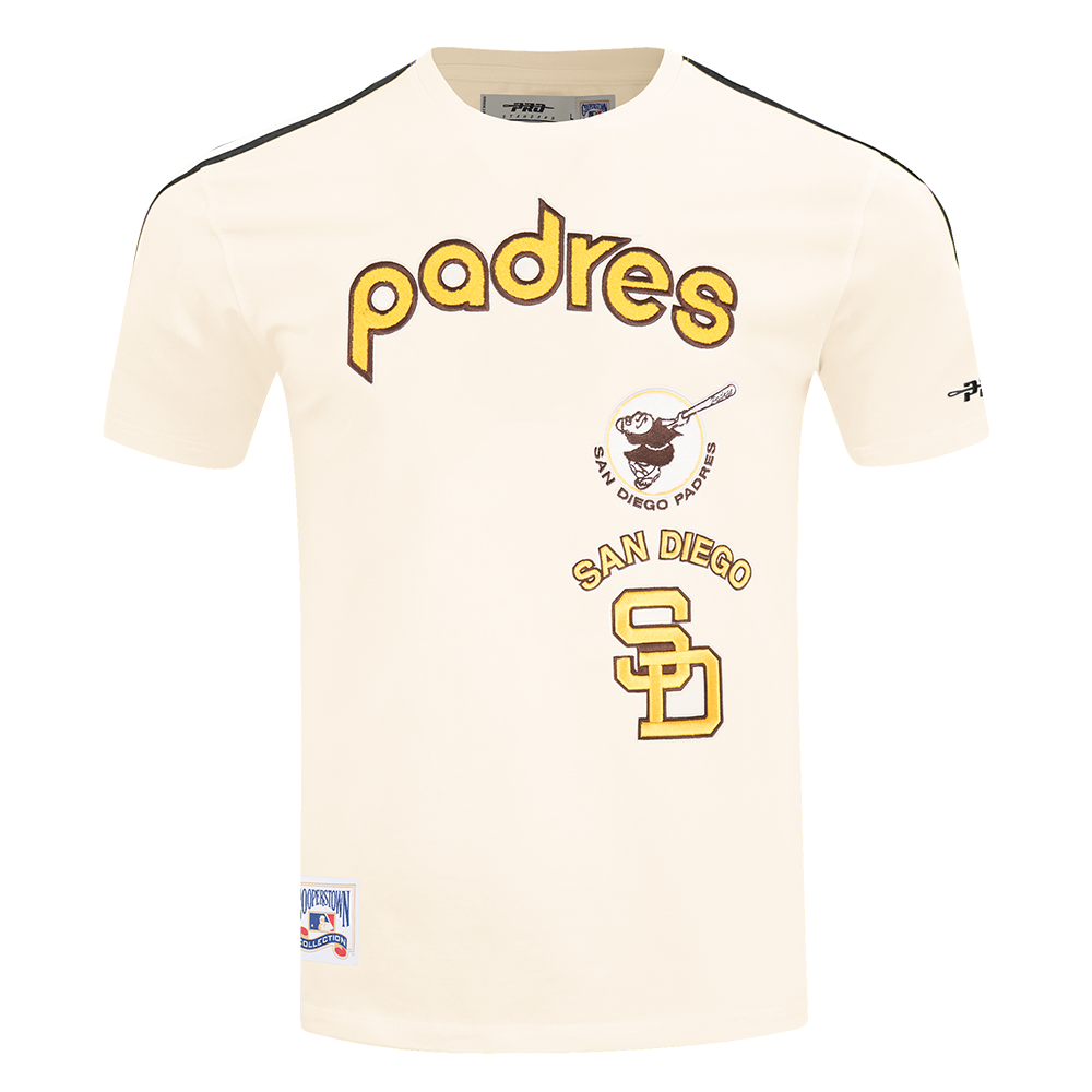 MLB SAN DIEGO PADRES RETRO CLASSICS MEN'S TOP (EGGSHELL/BLACK)