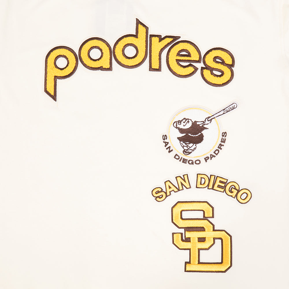 MLB SAN DIEGO PADRES RETRO CLASSICS MEN'S TOP (EGGSHELL/BLACK)