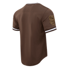 MLB SAN DIEGO PADRES CLASSIC CHENILLE MEN'S TOP (BROWN)