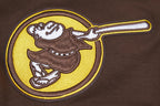 MLB SAN DIEGO PADRES CLASSIC CHENILLE MEN'S TOP (BROWN)