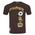 MLB SAN DIEGO PADRES RETRO CLASSIC MEN'S STRIPED TOP (BROWN)
