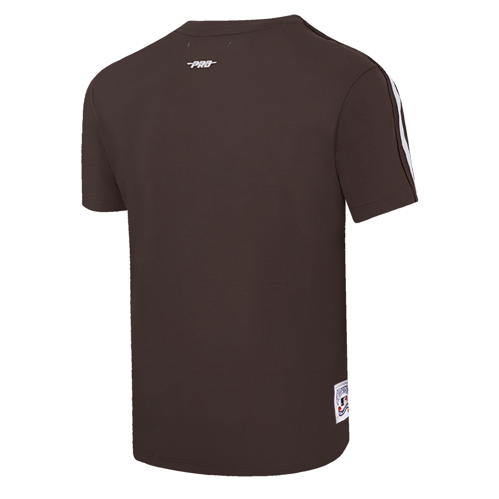 MLB SAN DIEGO PADRES RETRO CLASSIC MEN'S STRIPED TOP (BROWN)