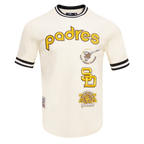 MLB SAN DIEGO PADRES RETRO CLASSIC HAUT POUR HOMME (COQUILLE D'ŒUF/NOIR)