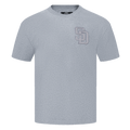 MLB SAN DIEGO PADRES NEUTRAL MEN'S  CJ DROP SHOULDER TOP (DARK HEATHER GRAY)