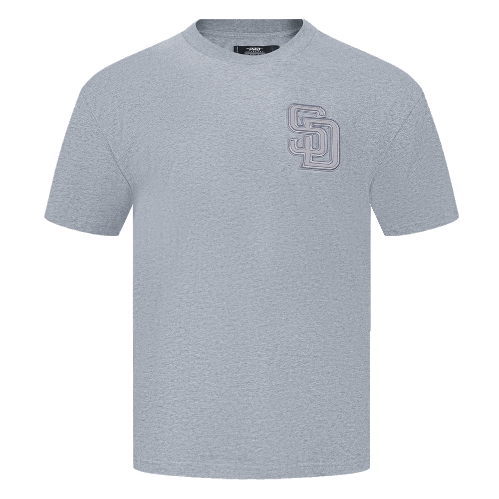 MLB SAN DIEGO PADRES NEUTRAL MEN'S  CJ DROP SHOULDER TOP (DARK HEATHER GRAY)