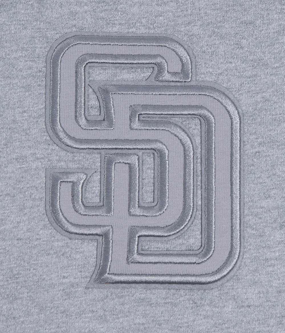 MLB SAN DIEGO PADRES NEUTRAL MEN'S  CJ DROP SHOULDER TOP (DARK HEATHER GRAY)