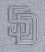 MLB SAN DIEGO PADRES NEUTRAL MEN'S  CJ DROP SHOULDER TOP (DARK HEATHER GRAY)