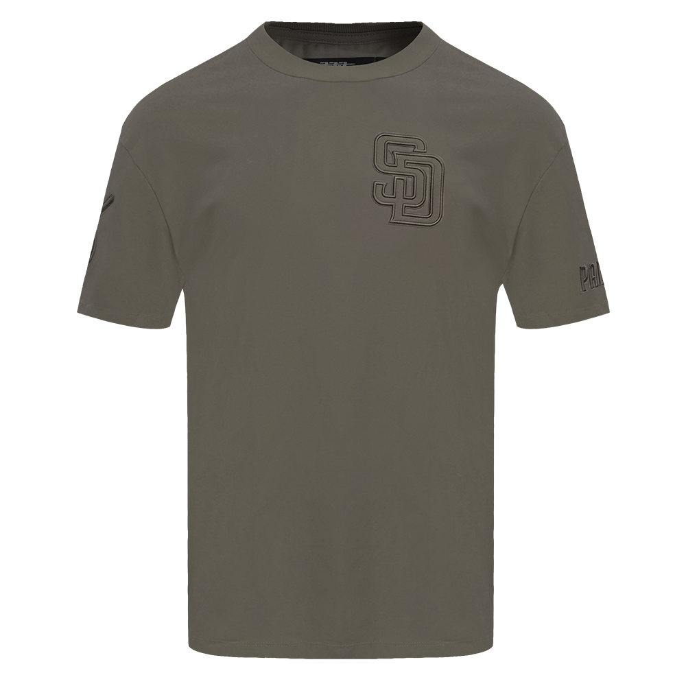 MLB SAN DIEGO PADRES NEUTRAL MEN'S  CJ DROP SHOULDER TOP (DARK TAUPE)
