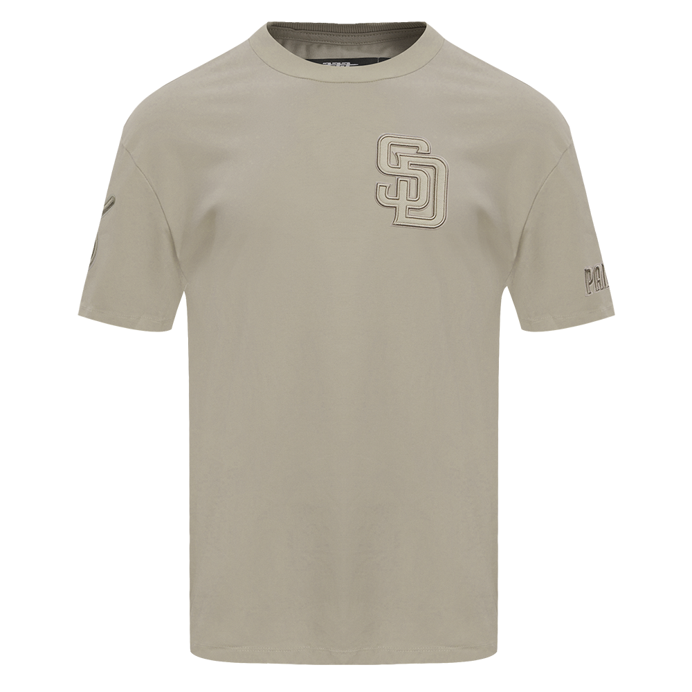 MLB SAN DIEGO PADRES NEUTRAL MEN'S  CJ DROP SHOULDER TOP (TAUPE)