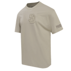 MLB SAN DIEGO PADRES NEUTRAL MEN'S  CJ DROP SHOULDER TOP (TAUPE)