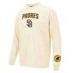 MLB SAN DIEGO PADRES WINGSPAN MEN'S DROP SHOULDER LS TOP v2 (EGGSHELL)
