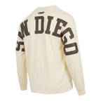 MLB SAN DIEGO PADRES WINGSPAN MEN'S DROP SHOULDER LS TOP v2 (EGGSHELL)