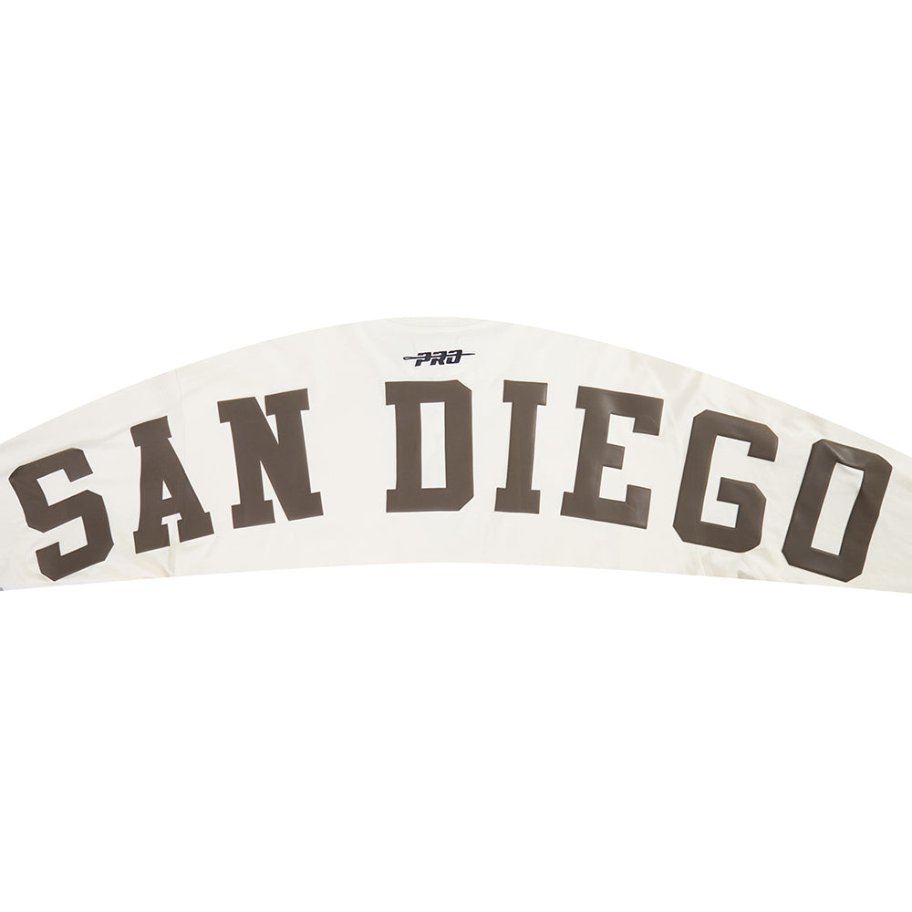 MLB SAN DIEGO PADRES WINGSPAN MEN'S DROP SHOULDER LS TOP v2 (EGGSHELL)