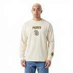 MLB SAN DIEGO PADRES WINGSPAN MEN'S DROP SHOULDER LS TOP v2 (EGGSHELL)