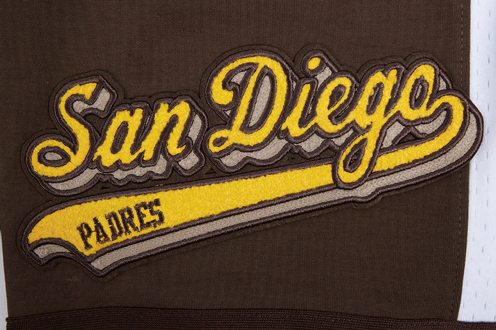 MLB SAN DIEGO PADRES SCRIPT TAIL SHORT EN MAILLE DOUBLE 2.0 POUR HOMME (BRUN)