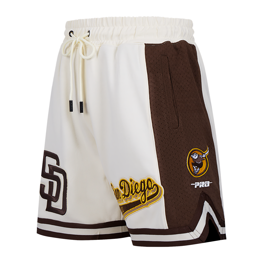 MLB SAN DIEGO PADRES SCRIPT TAIL MEN'S DK 2.0 SHORT (EGGSHELL/ BROWN)