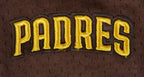 MLB SAN DIEGO PADRES SCRIPT TAIL SHORT EN MAILLE DOUBLE 2.0 POUR HOMME (COQUILLE D'ŒUF/BRUN)