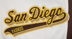 MLB SAN DIEGO PADRES SCRIPT TAIL SHORT EN MAILLE DOUBLE 2.0 POUR HOMME (COQUILLE D'ŒUF/BRUN)