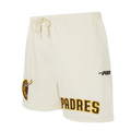 MLB SAN DIEGO PADRES SOUVENIR SHORT EN FILET POUR HOMME (COQUILLE D'ŒUF)