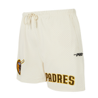 MLB SAN DIEGO PADRES SOUVENIR SHORT EN FILET POUR HOMME (COQUILLE D'ŒUF)