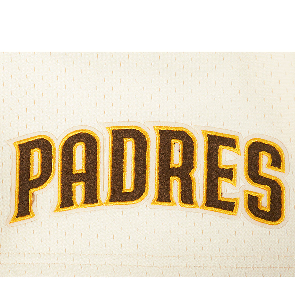 MLB SAN DIEGO PADRES SOUVENIR SHORT EN FILET POUR HOMME (COQUILLE D'ŒUF)