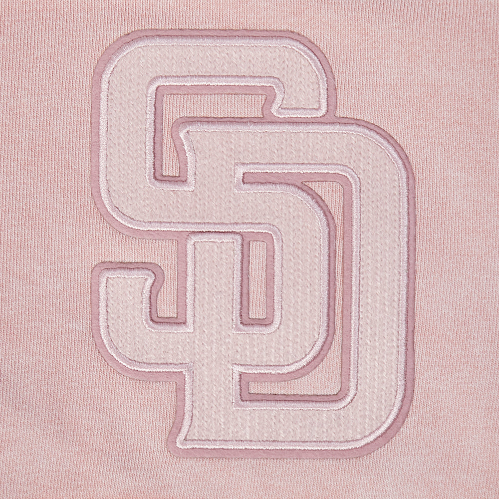 MLB SAN DIEGO PADRES WASHED CLASSIC MAUVE MEN'S ENZYME WASH RELAXED (WASHED MAUVE)