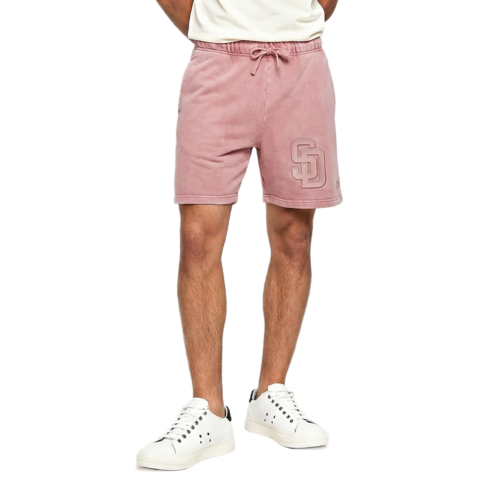 MLB SAN DIEGO PADRES WASHED CLASSIC MAUVE MEN'S ENZYME WASH RELAXED (WASHED MAUVE)