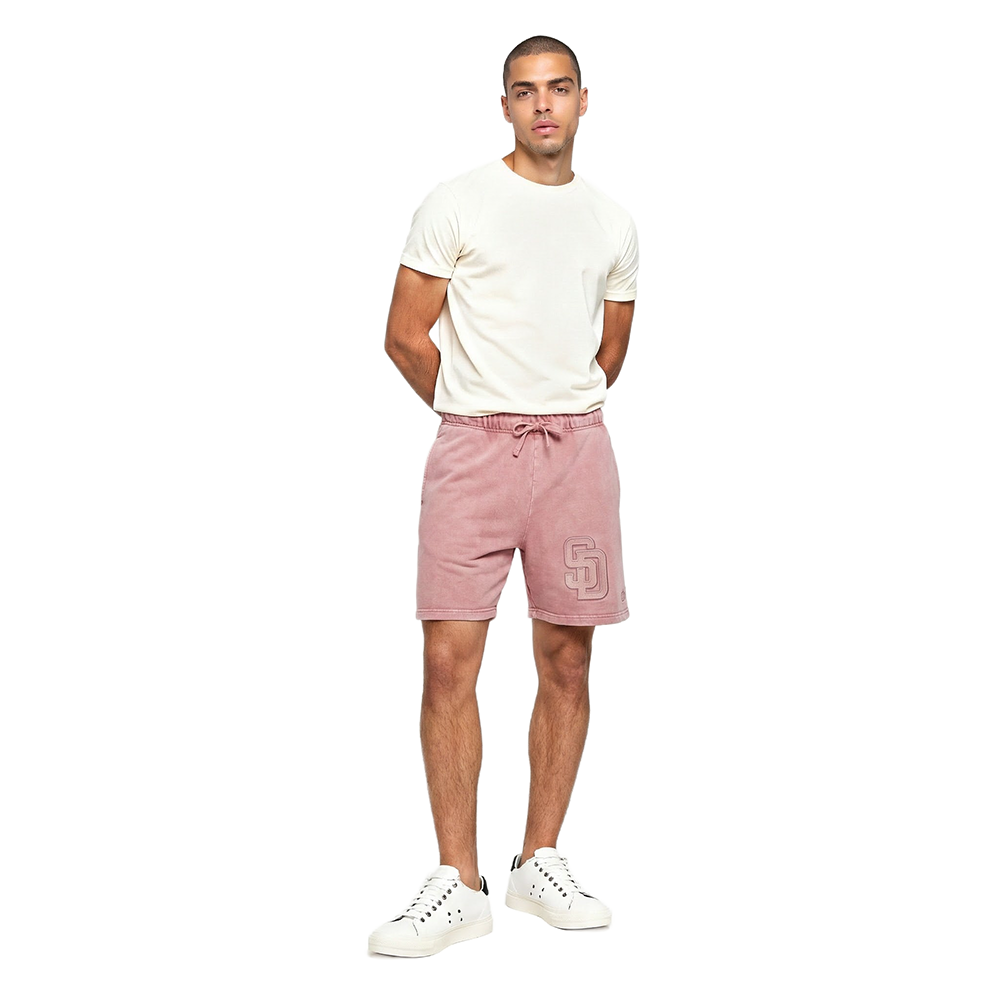 MLB SAN DIEGO PADRES WASHED CLASSIC MAUVE MEN'S ENZYME WASH RELAXED (WASHED MAUVE)