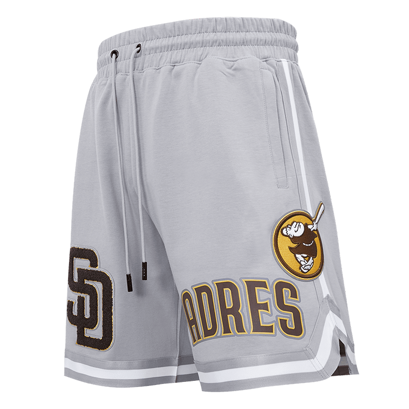 MLB SAN DIEGO PADRES CLASSIC CHENILLE MEN'S SHORT (GRAY)
