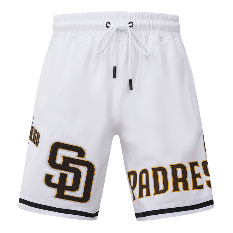 MLB SAN DIEGO PADRES CLASSIC CHENILLE MEN'S SHORT (WHITE)