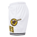 MLB SAN DIEGO PADRES LOGO MEN'S MESH SHORT (WHITE / BLACK / WHTE)