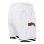 MLB SAN DIEGO PADRES LOGO MEN'S MESH SHORT (WHITE / BLACK / WHTE)