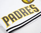 MLB SAN DIEGO PADRES LOGO MEN'S MESH SHORT (WHITE / BLACK / WHTE)