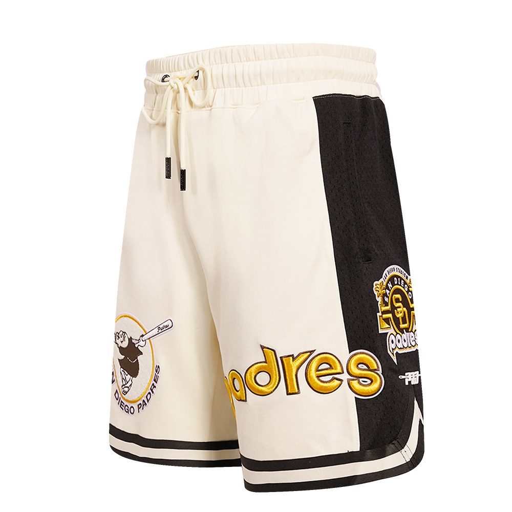 MLB SAN DIEGO PADRES RETRO CLASSIC SHORT 2.0 POUR HOMME (COQUILLE D'ŒUF/NOIR)