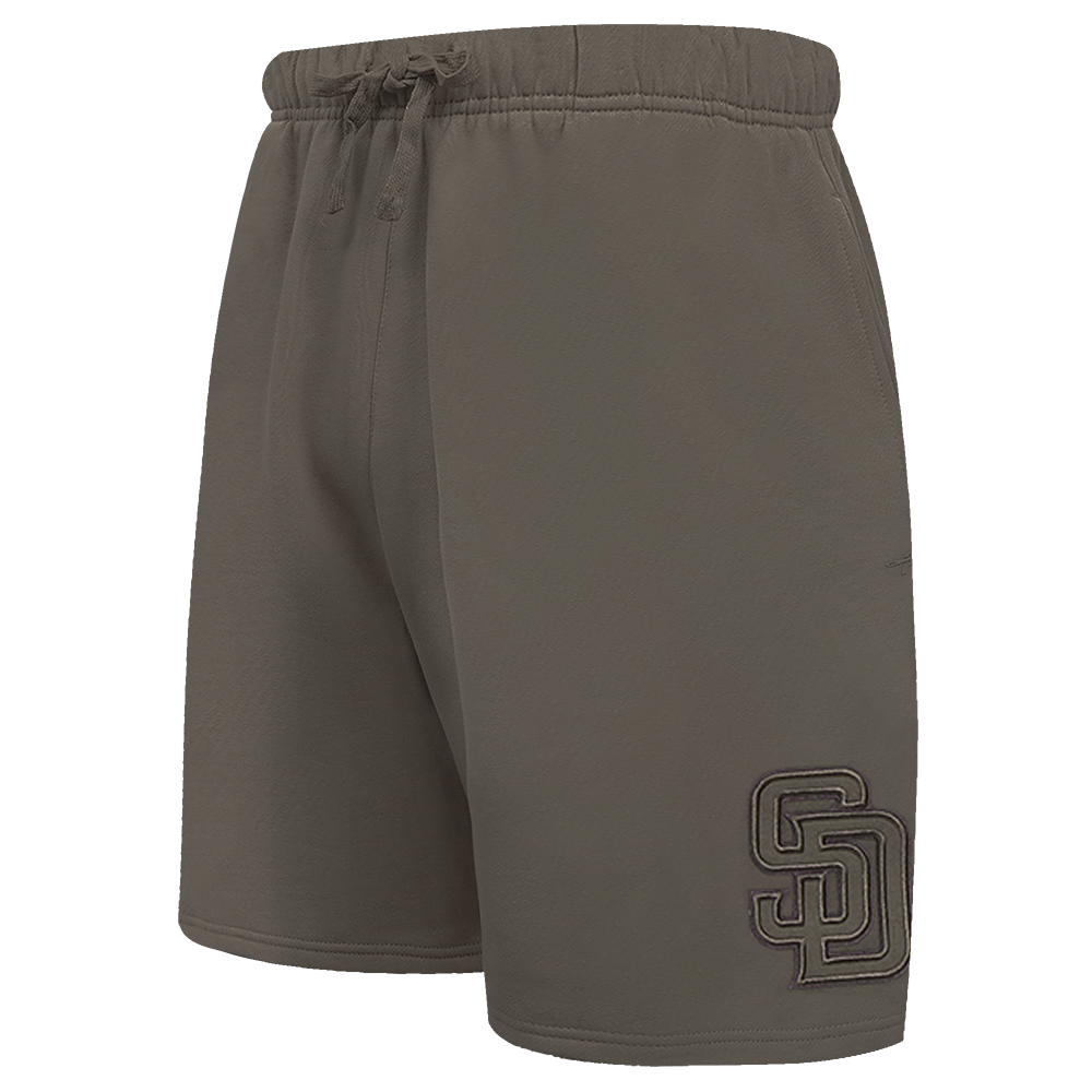 MLB SAN DIEGO PADRES NEUTRAL SHORT EN MOLLETON POUR HOMME (TAUPE FONCÉ)