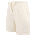 MLB SAN DIEGO PADRES NEUTRAL MEN'S  FLC SHORT (EGGSHELL)