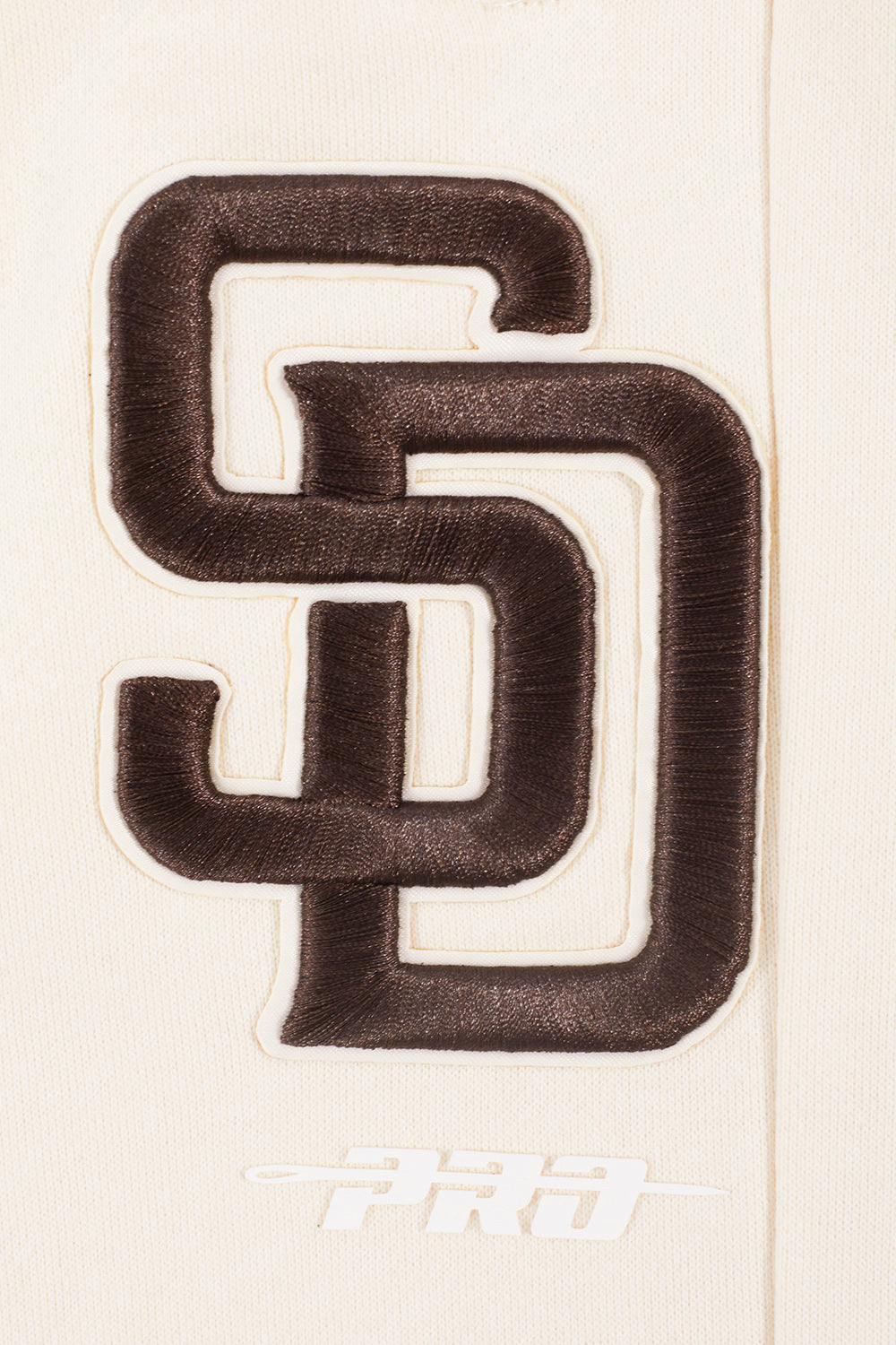 MLB SAN DIEGO PADRES SCRIPT TAIL PANTALON OUATÉ EN MOLLETON CÔTELÉ POUR HOMME (COQUILLE D'ŒUF/BRUN)